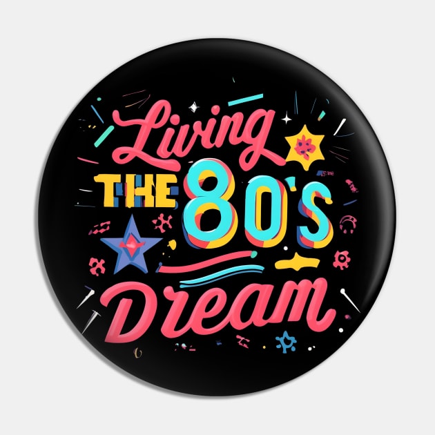 Living The Dream Pin by NomiCrafts