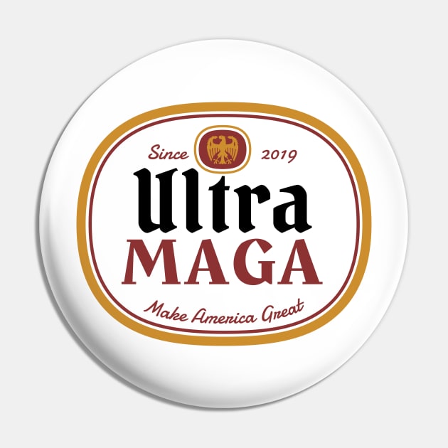 ULTRA MAGA King Trump Biden 2024 Great Pin by heybert00