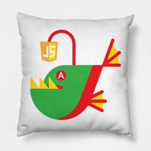 Angular JS Fish Programmer Developer Pillow