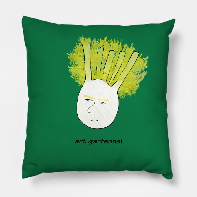 Art Garfennel Pillow by shackledlettuce