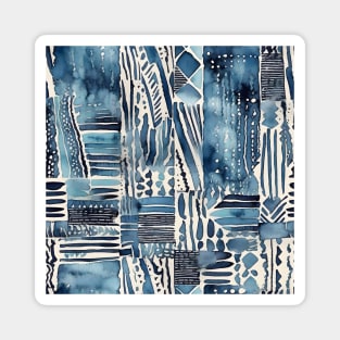 Pastel watercolour abstract Texture Magnet