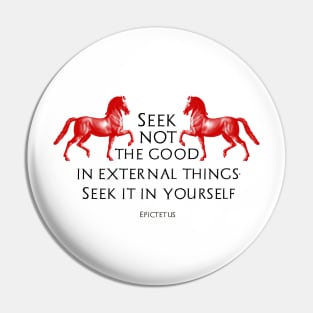 Stoic Quote by Epictetus Pin