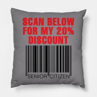 Senior Citizen Discount Pillow