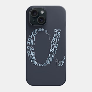 Alphabet Phone Case