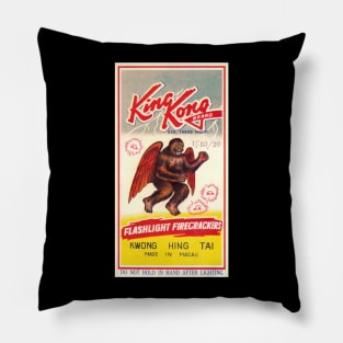 VINTAGE FIRECRACKER KING KONG BRAND IN MACAU Pillow