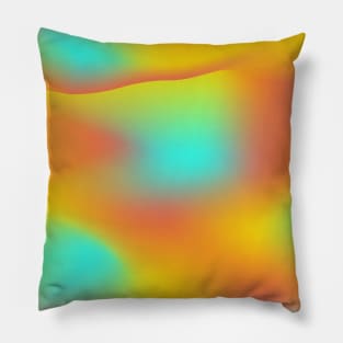 yellow, red and blue background abstract Pillow