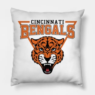 Retro Bengals Pillow