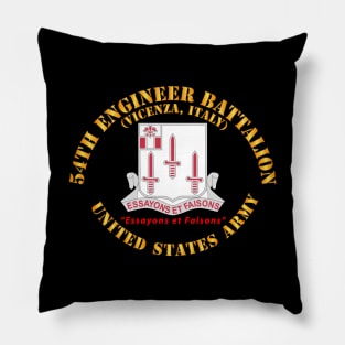 54th Engineer Battalion - US Army - Vicenza, Italy - DUI Pillow