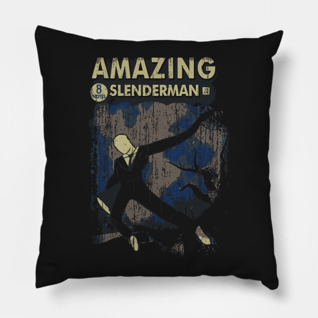 Amazing Slenderman Pillow by NumFortyTwo