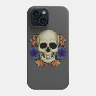 Skull and roses Phone Case