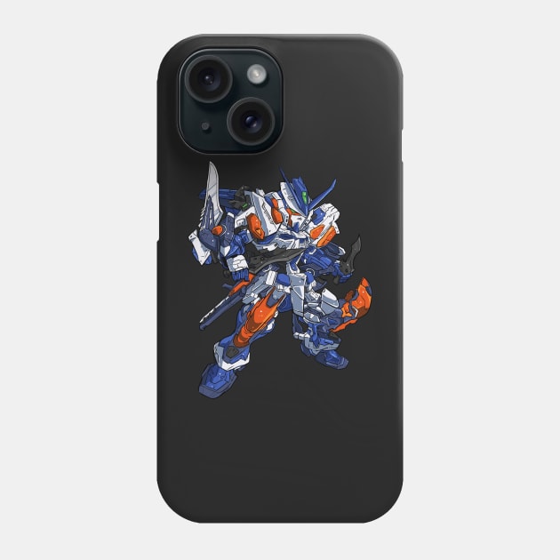 Astray Blue Frame Gundam Deform Phone Case by RatjoenMerch