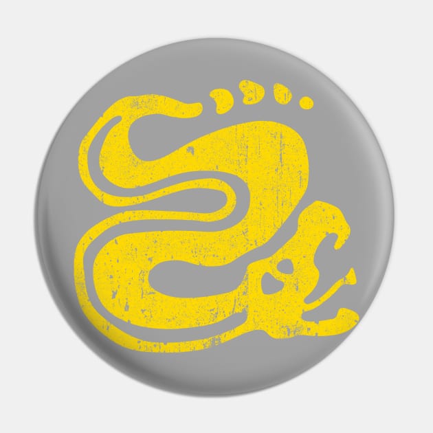 Silver Snakes Pin by huckblade