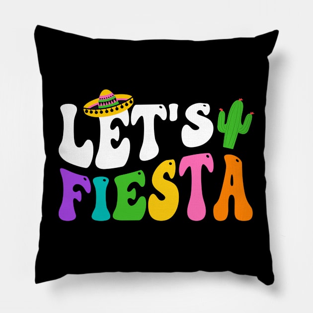 Cinco De Mayo Mexican Lets Fiesta 5 De Mayo Men Women Pillow by DonVector