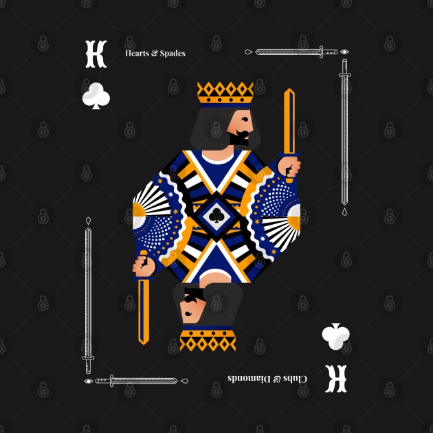 King of Clubs - Poker Card Design by BB Funny Store