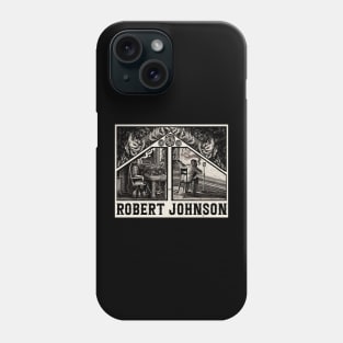 Inspirational Riffs Robert Johnson's Guitar Genius Phone Case