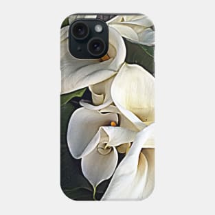 Calla Flower Disordered Bouquet Phone Case