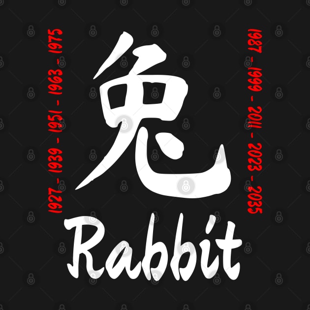 Year of the rabbit Chinese Character by All About Nerds