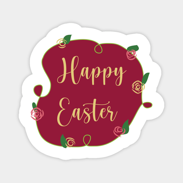 Happy Easter Magnet by dddesign