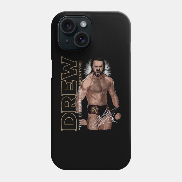 Drew McIntyre The Chosen One Pose Phone Case by MunMun_Design