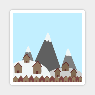 Winter scene Magnet