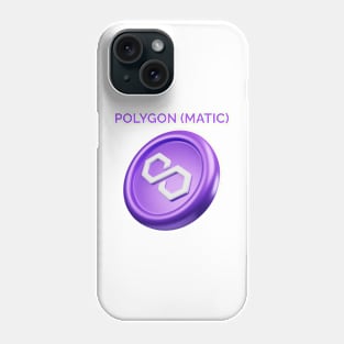 POLYGON (MATIC) cryptocurrency Phone Case