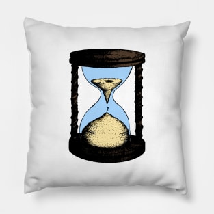 Hourglass Vector Art Pillow