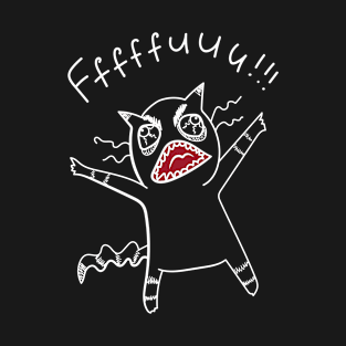 Fffuuu Rage Cat ($ for SilverCord-VR) T-Shirt