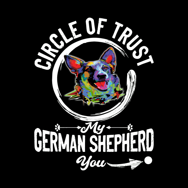 Circle Of Trust My German Shepherd by Uris