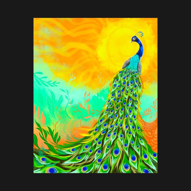 Sunshine peacock by Cari.boou