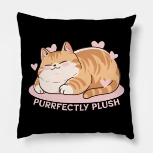 purrfectly plush Description Pillow