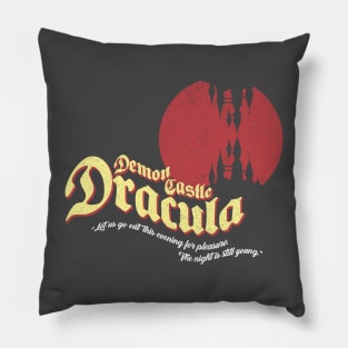 Visit Demon Castle Dracula Pillow