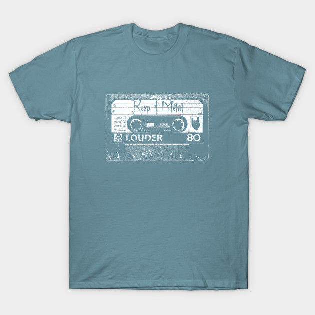 Disover Audio Tape Cassette-Retro-Metal-Rock-Louder - Audio Tape - T-Shirt