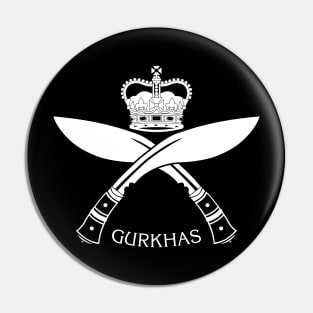 Mod.4 Gurkhas Nepali soldiers Pin