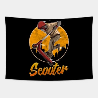 Scooter Obsessed Scootering Lover Tapestry