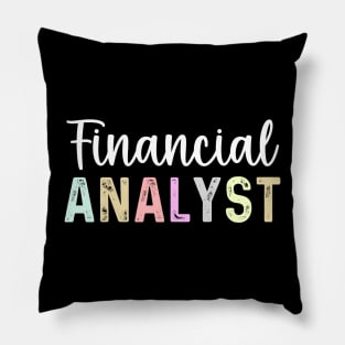 Vintage Assistant Financial Analyst Manager Job Pillow