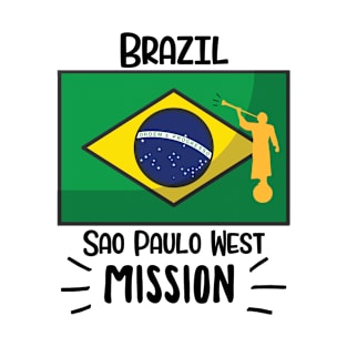 Brazil Sao Paulo West Mormon LDS Mission Missionary Gift Idea T-Shirt