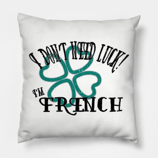 French Luck Pillow by EdwardLarson