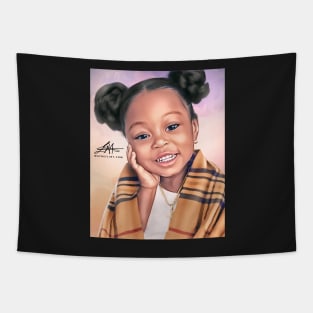 Beautiful Black Princess Tapestry