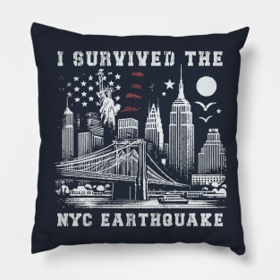 I Survived The NYC Earthquake - April 5th, 2024 Pillow