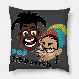 Pop Jibberish Logo Pillow