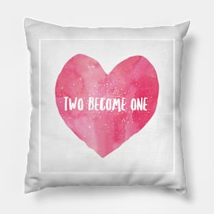 Two Become One Gifts Pillow