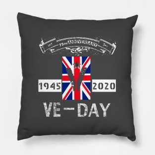 V-E Day 75th Anniversary V Pillow