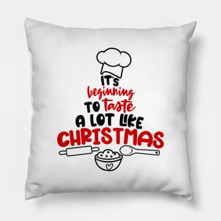 It's beginning to taste a lot like Christmas Pillow