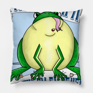 Fat Frog Pillow