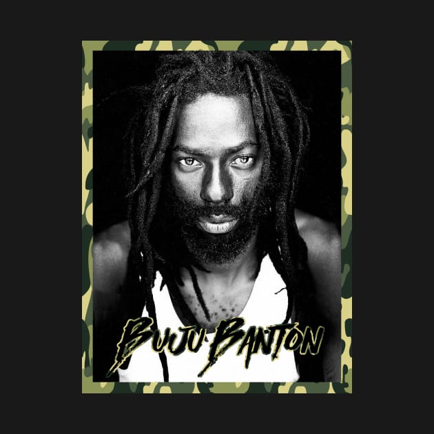 Buju Banton - Reggae Rastafari Jah Army Roots Shirt by Rastafari_Reggae_Shop