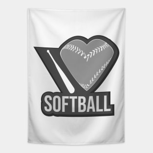 I love softball Tapestry