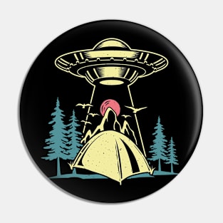 Alien Ufo Camping Pin