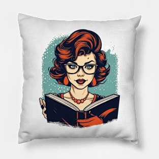 Bookworm Betty Pillow