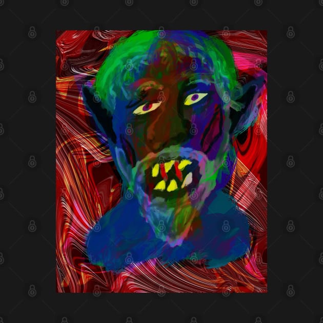 Trippy zombie by Joelartdesigns