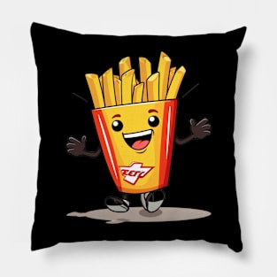 kawaii french fries T-Shirt cute potatofood funny Pillow